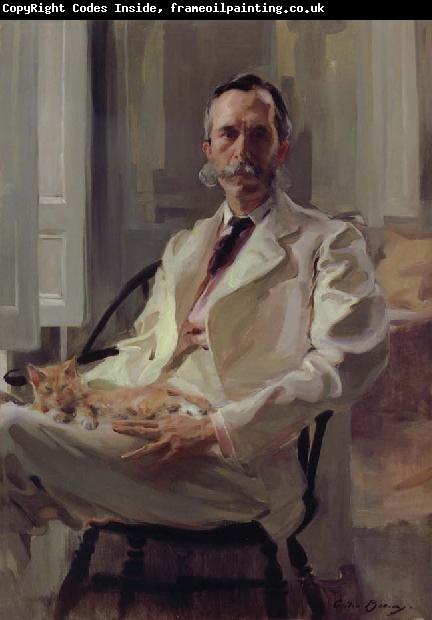 Cecilia Beaux Man with the Cat